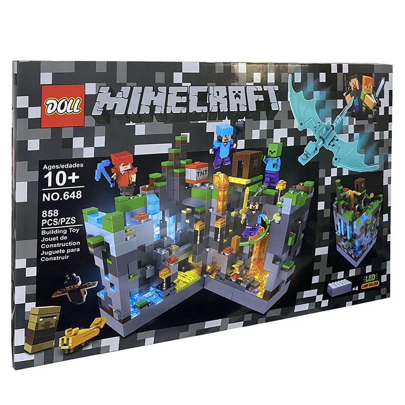 ساختنی مدل ماینکرافت چراغدار طرح قلعه نگهبانی کد 648