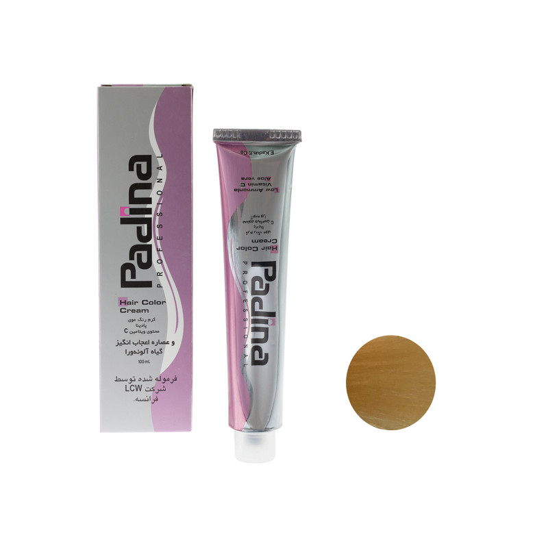 رنگ مو پادینا شماره 12.3 حجم 100 میلی لیتر رنگ سوپر پلاتین طلایی