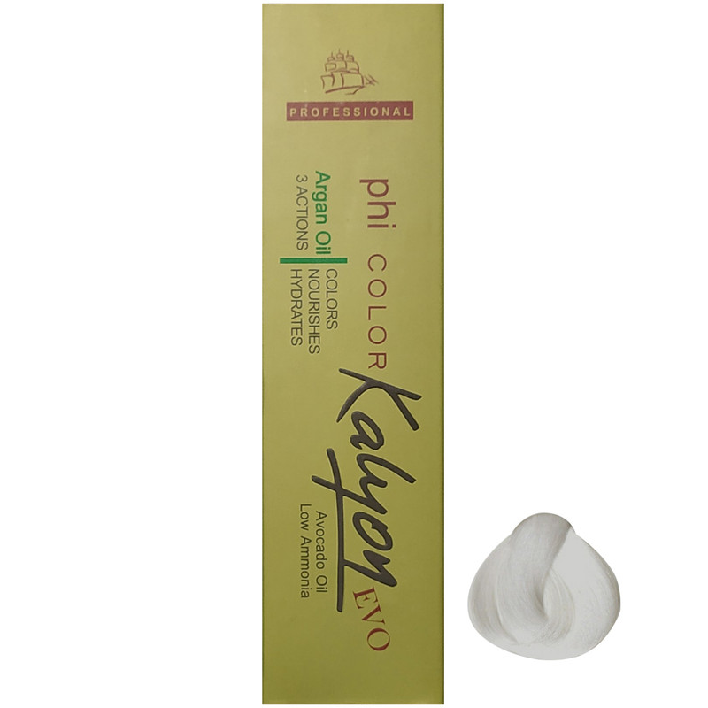  رنگ مو کالیون سری روشن کننده شماره 90.01 حجم 125 میلی لیتر رنگ نقره ای