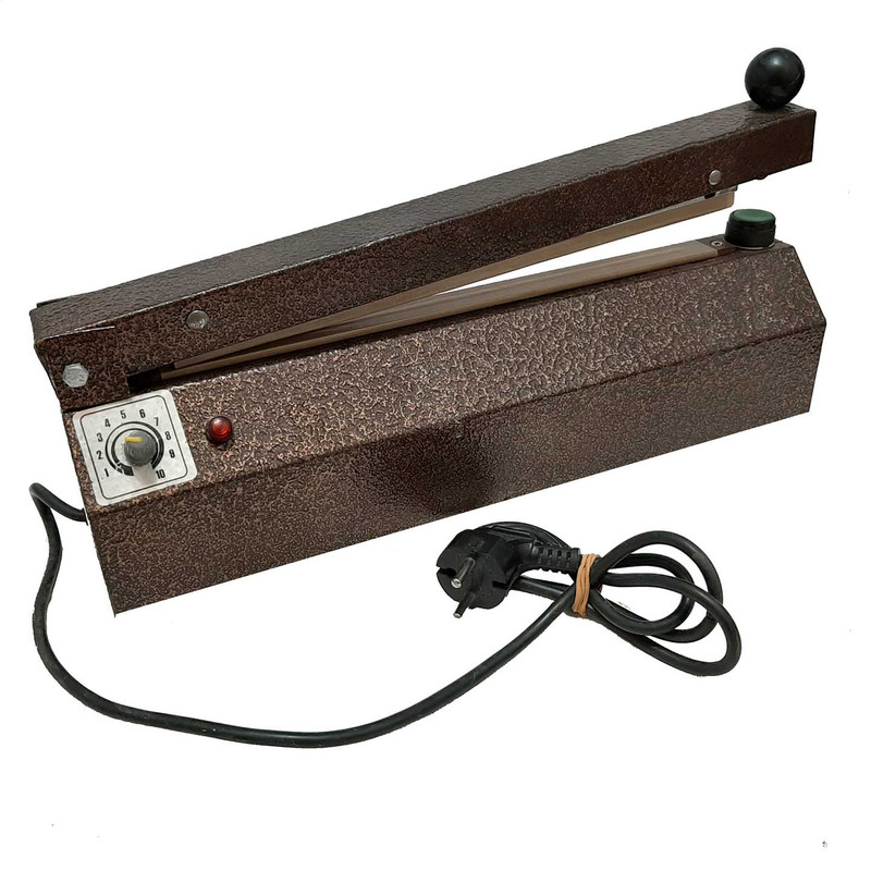 پرس دستی پلاستیک سپهر الکترونیک مدل دوخت عریض تایمردار کد 40CM