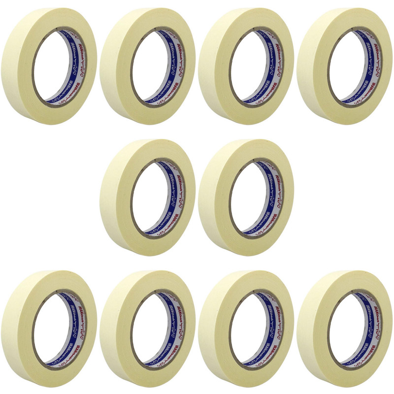 چسب کاغذی ایران چسب مدل IR عرض 2.5 سانتی متر بسته 10 عددی