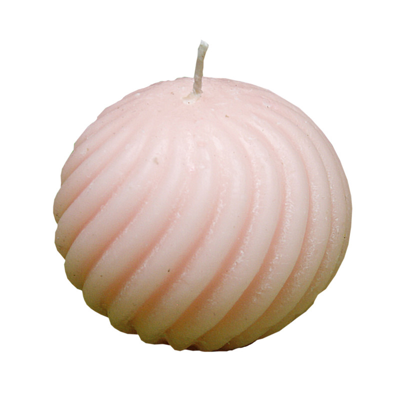 شمع دست ساز مدل گوی مارپیچ