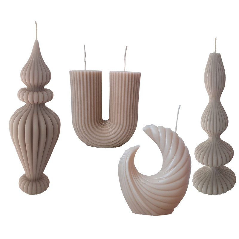 شمع دست ساز مدل DUT4 مجموعه 4 عددی