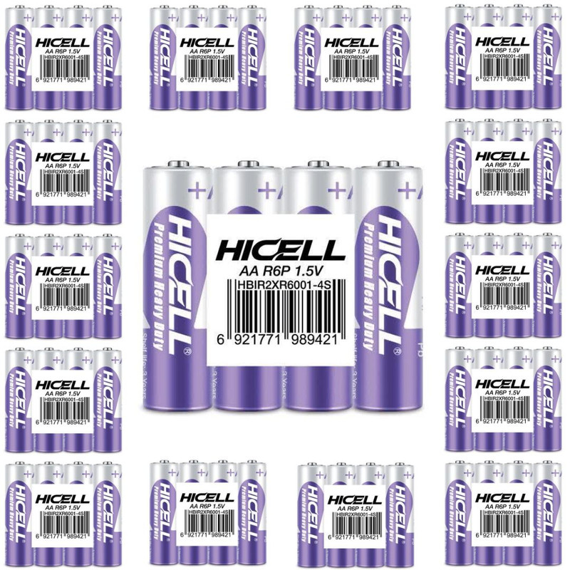 باتری قلمی هایسل مدل شیرینک بسته 60 عددی