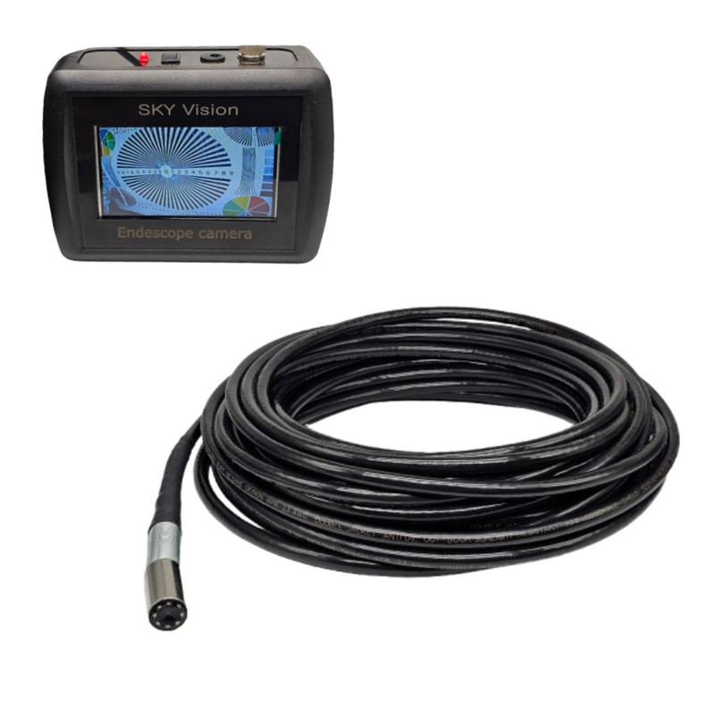 دوربین آندوسکوپی صنعتی اسکای ویژن مدل 10m به همراه مانیتور مخصوص