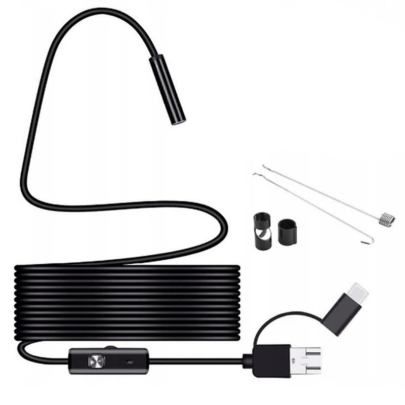 دوربین شلنگی مدل شکل پذیر فلزی 10M LED NEW