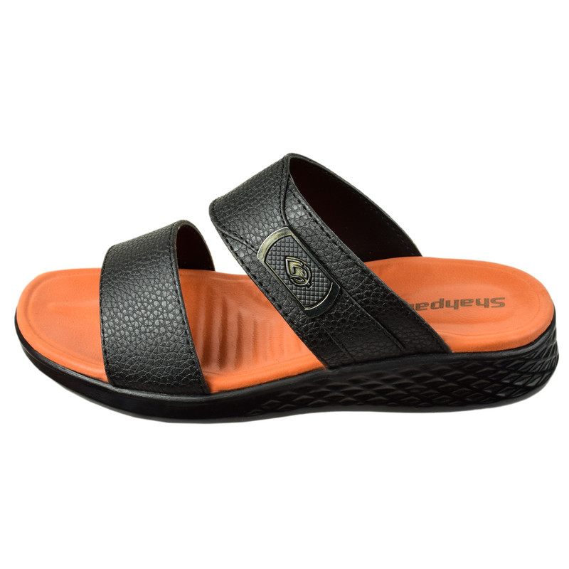 دمپایی مردانه شهپر مدل طبی لایت لاین کد BK.1940