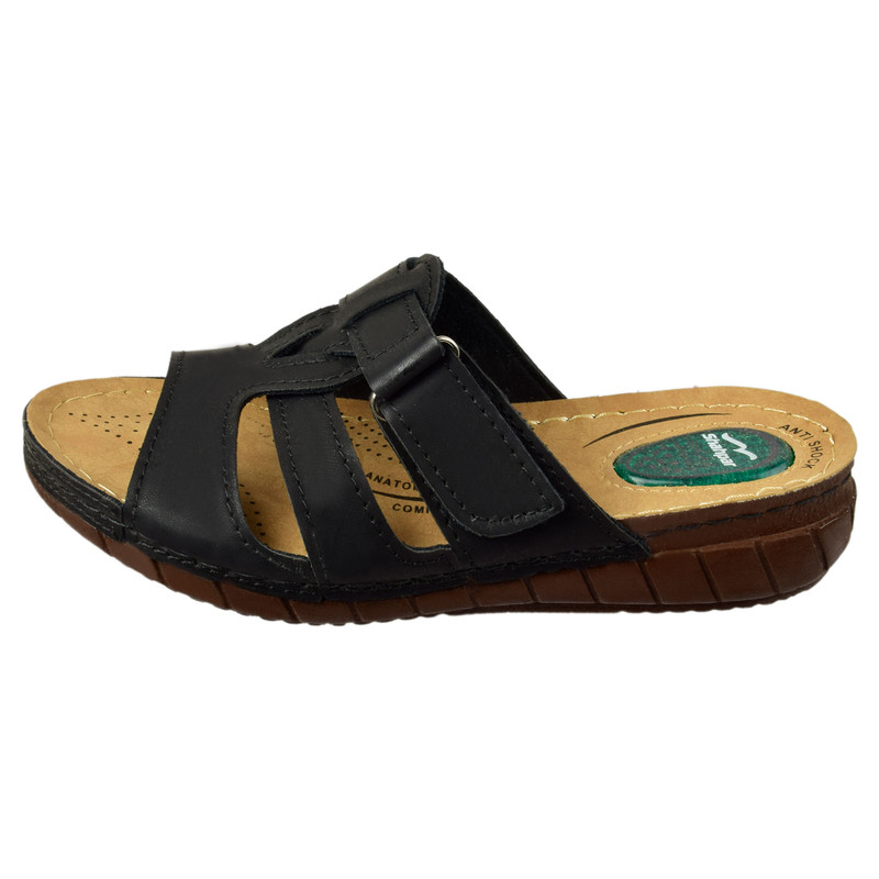 دمپایی زنانه شهپر مدل آرگو کامفورت خارپاشنه BK.4254