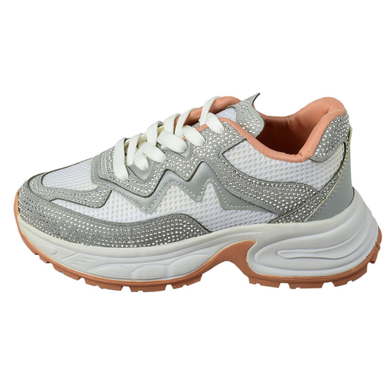 کفش راحتی زنانه مدل نگینی کد WH.4249