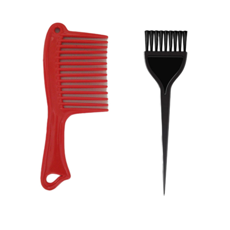 شانه و قلم رنگ مو مدل x2 