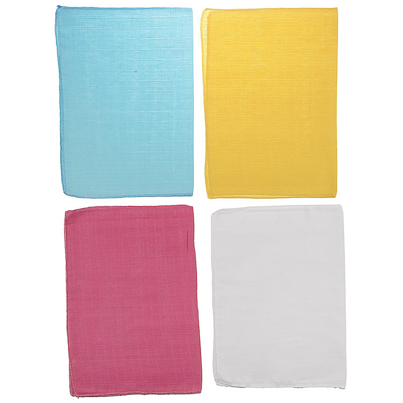 دستمال آشپزخانه ریوا مدل 140 سایز 50 × 35 در بسته 4 عددی