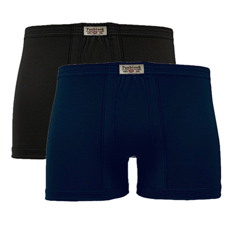 شورت مردانه پنبینه مدل نخ پنبه خالص صادراتی مجموعه 2 عددی