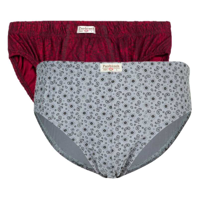 شورت اسلیپ مردانه پنبینه مدل نخ پنبه خالص بسته 2 عددی