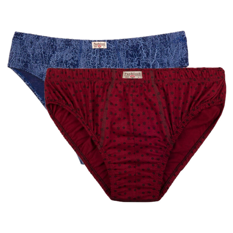 شورت اسلیپ مردانه پنبینه مدل نخ پنبه بسته 2 عددی