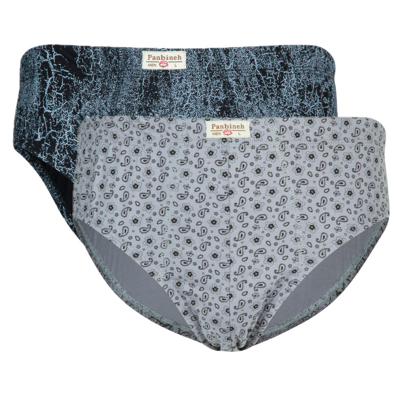 شورت اسلیپ مردانه پنبینه مدل نخ پنبه خالص بسته 2 عددی