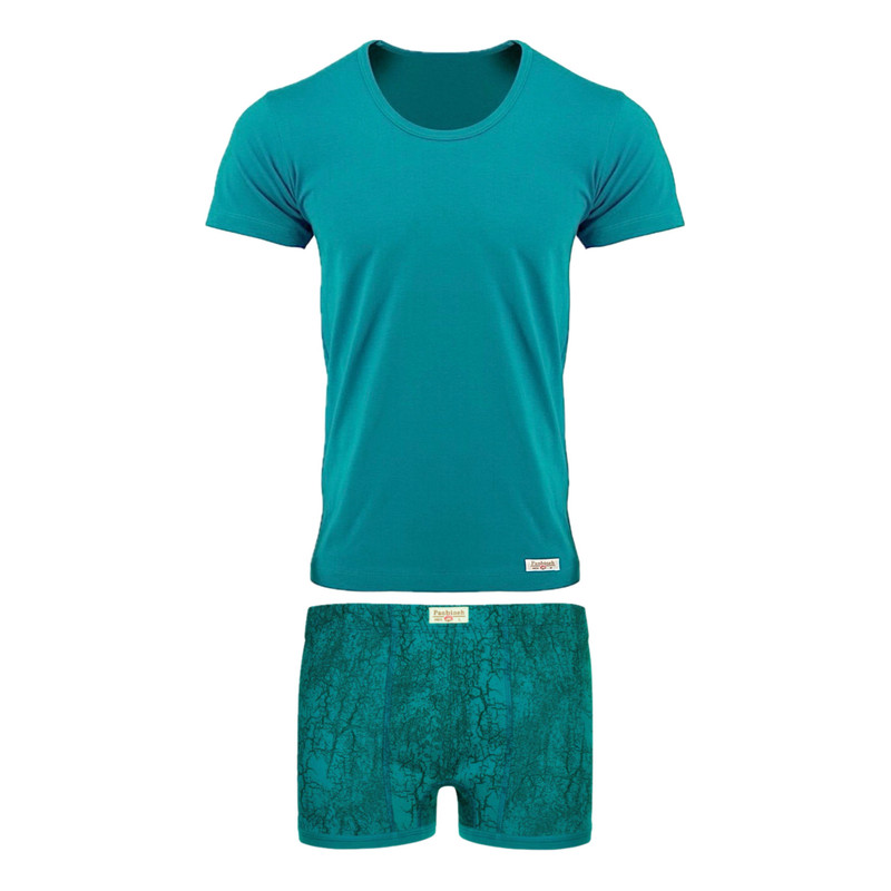 ست شورت و زیرپوش مردانه پنبینه مدل نخ پنبه خالص صادراتی