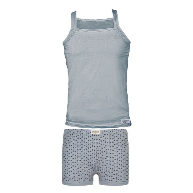 ست شورت و زیرپوش مردانه پنبینه مدل نخ پنبه خالص صادراتی طرح رزا