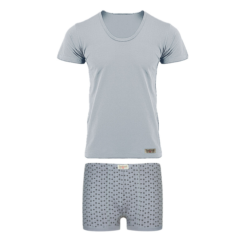 ست شورت و زیرپوش مردانه پنبینه مدل نخ پنبه خالص صادراتی