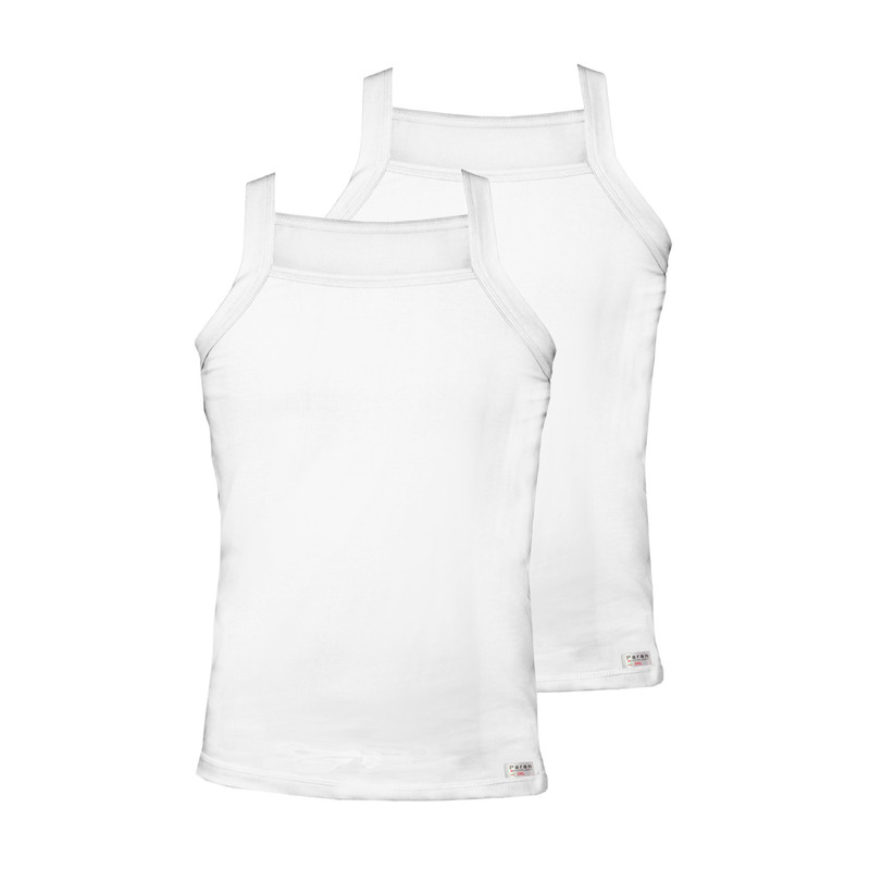 زیرپوش مردانه تولیدی پاران مدل خشتی نخ پنبه خالص صادراتی مجموعه 2 عددی