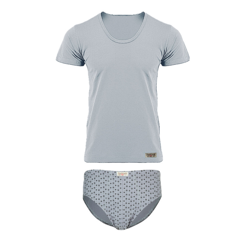 ست شورت و زیرپوش مردانه پنبینه مدل نخ پنبه خالص صادراتی