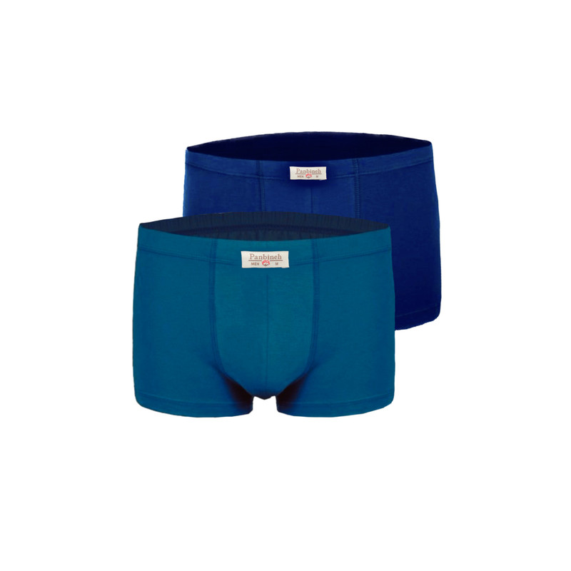 شورت مردانه پنبینه مدل نخ پنبه خالص صادراتی مجموعه 2 عددی