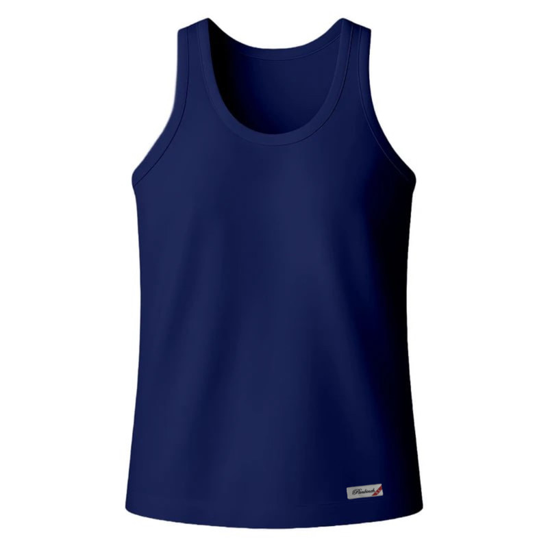 زیرپوش رکابی یقه گرد مردانه پنبینه مدل نخ پنبه