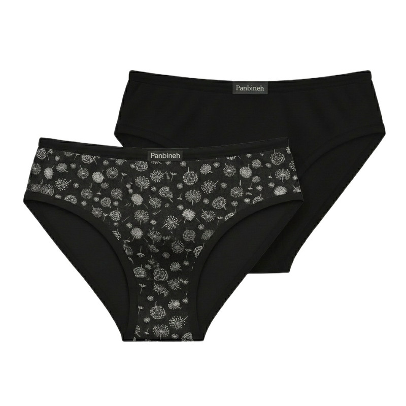 شورت زنانه پنبینه مدل نخ پنبه خالص بسته 2 عددی