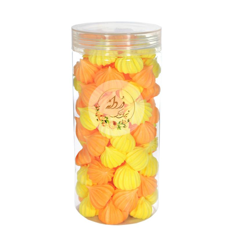 شیرینی مرنگ طعم موز و پرتقال دردانه  - 95 گرم