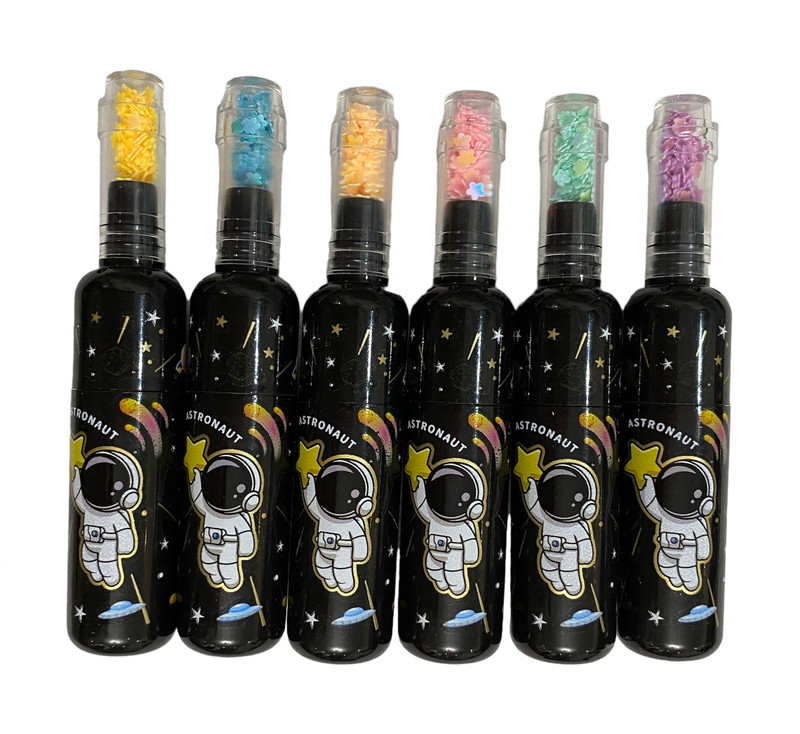 ماژیک علامت گذار مدل کهکشانی فضانورد بسته 6 عددی