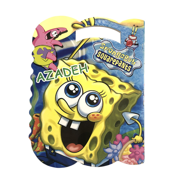 دفتر نقاشی آزاده طرح باب اسفنجی