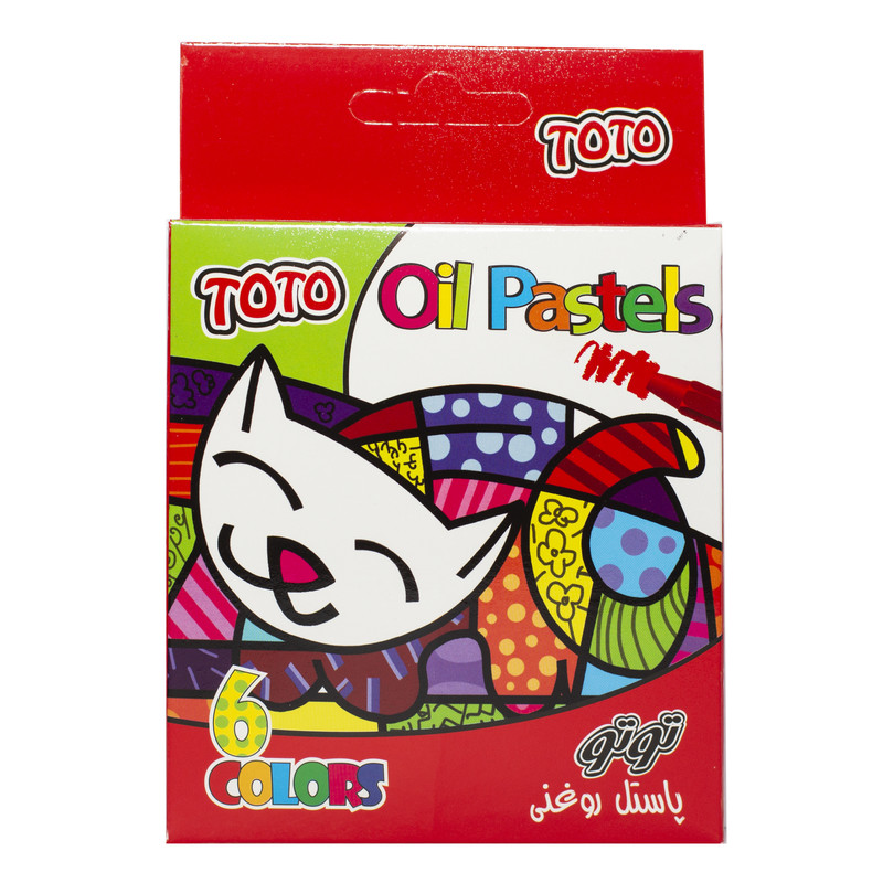 پاستل روغنی 6 رنگ توتو کد 2136
