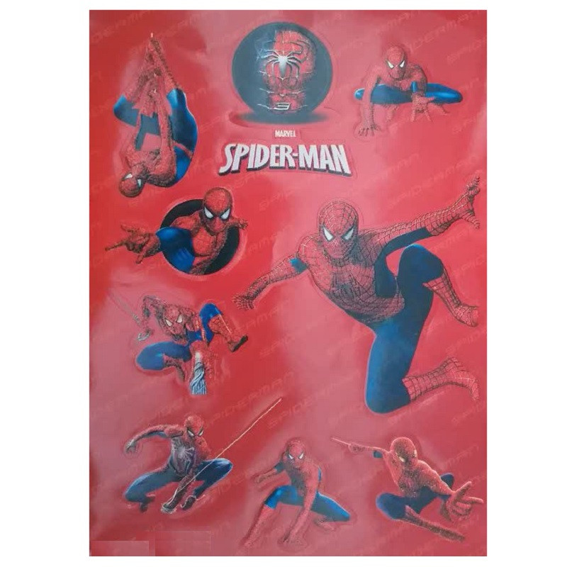 برچسب مدل مرد عنکبوتی کد 001