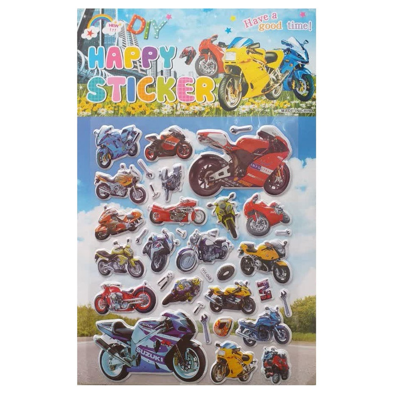 برچسب مدل برجسته موتوری کد 001