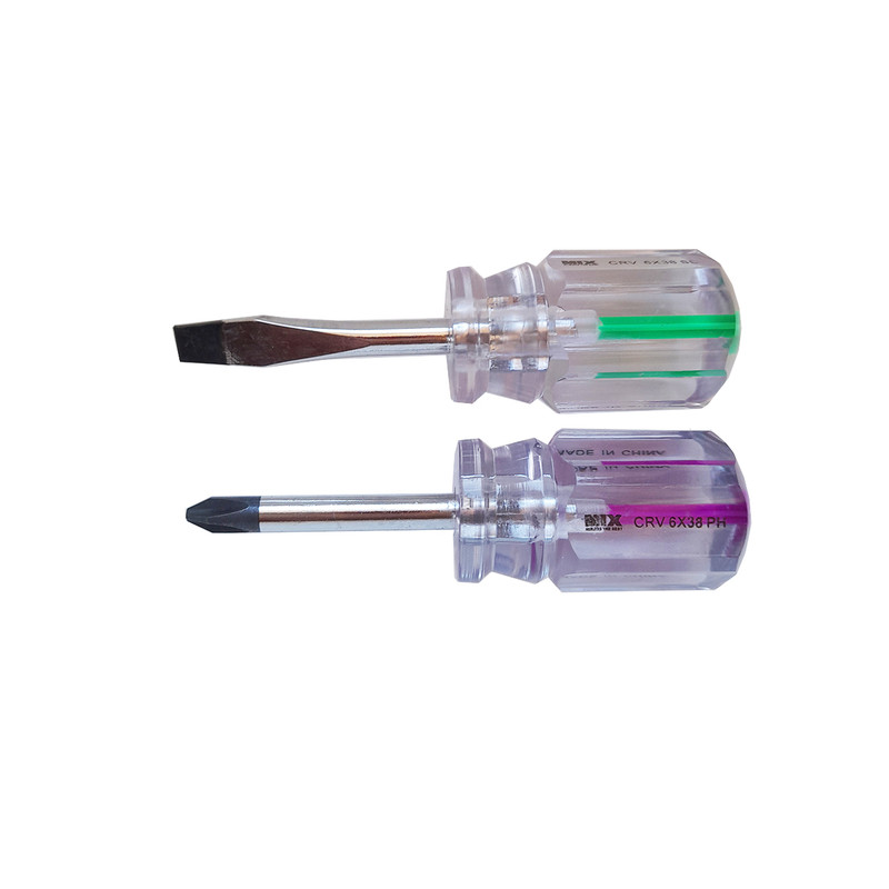 پیچ گوشتی مشتی دوسو و چهارسو میکس کد 00638 مجموعه 2 عددی