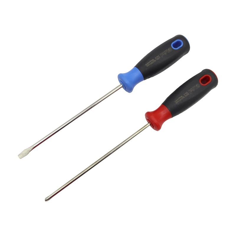 پیچ گوشتی دوسو و چهار سو میکا مدل YP-5x150MM-2PCS مجموعه 2 عددی 