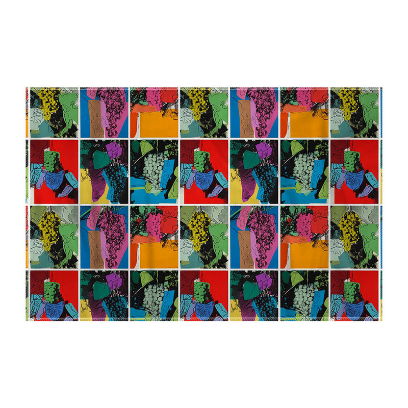 کاغذ کادو ترمه طراحان ایده مدل انگورها از وارهول کد art0836 سایز 57x37 سانتی متر