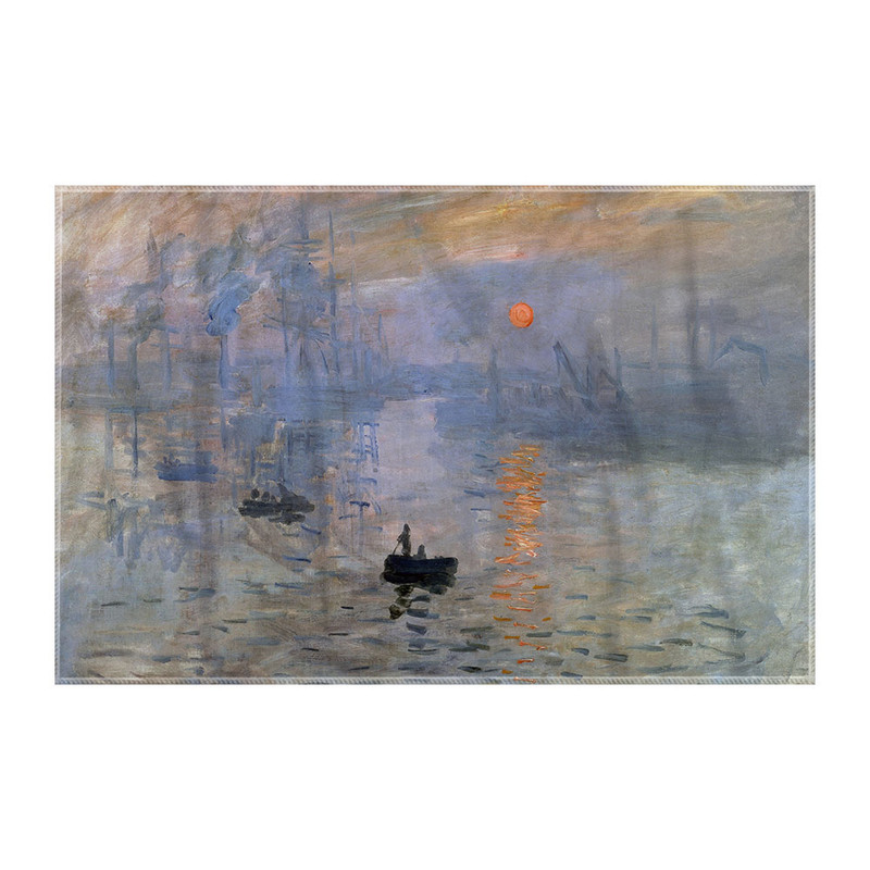 کاغذ کادو ترمه طراحان ایده مدل  اثری از طلوع آفتاب از مونه کد art0236 سایز 57x37 سانتی متر