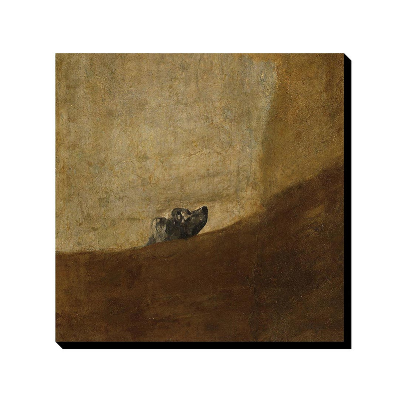 تابلو ترمه طراحان ایده طرح سگ از گویا کد art0297