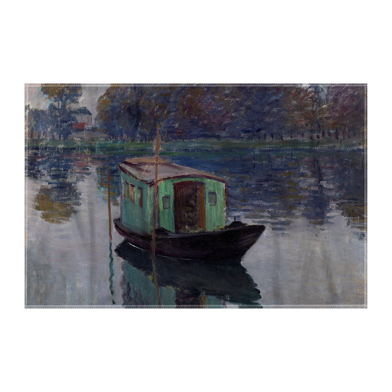 کاغذ کادو ترمه طراحان ایده مدل قایق استودیویی مونه از مونه کد art0232 سایز 57x37 سانتی متر
