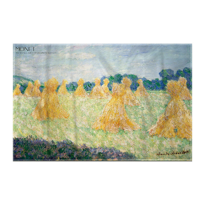 کاغذ کادو ترمه طراحان ایده مدل خانم های جوان ژیورنی از مونه کد art0195 سایز 57x37 سانتی متر