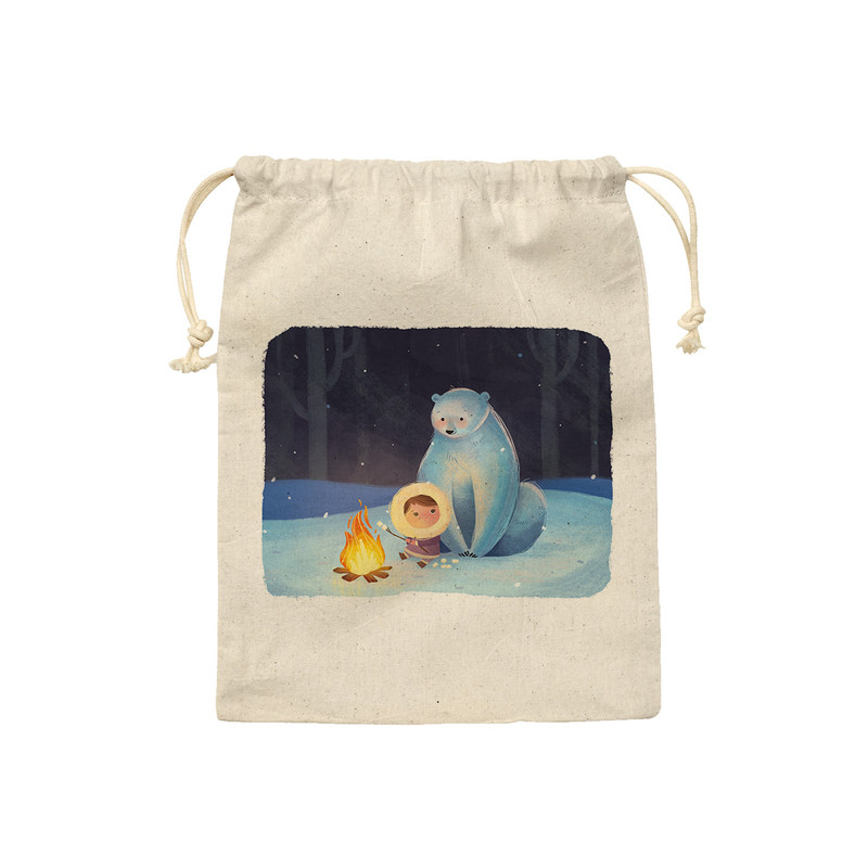 کیسه نان و سبزی ترمه طراحان ایده مدل خرس و دخترک کد cfp1114 - M