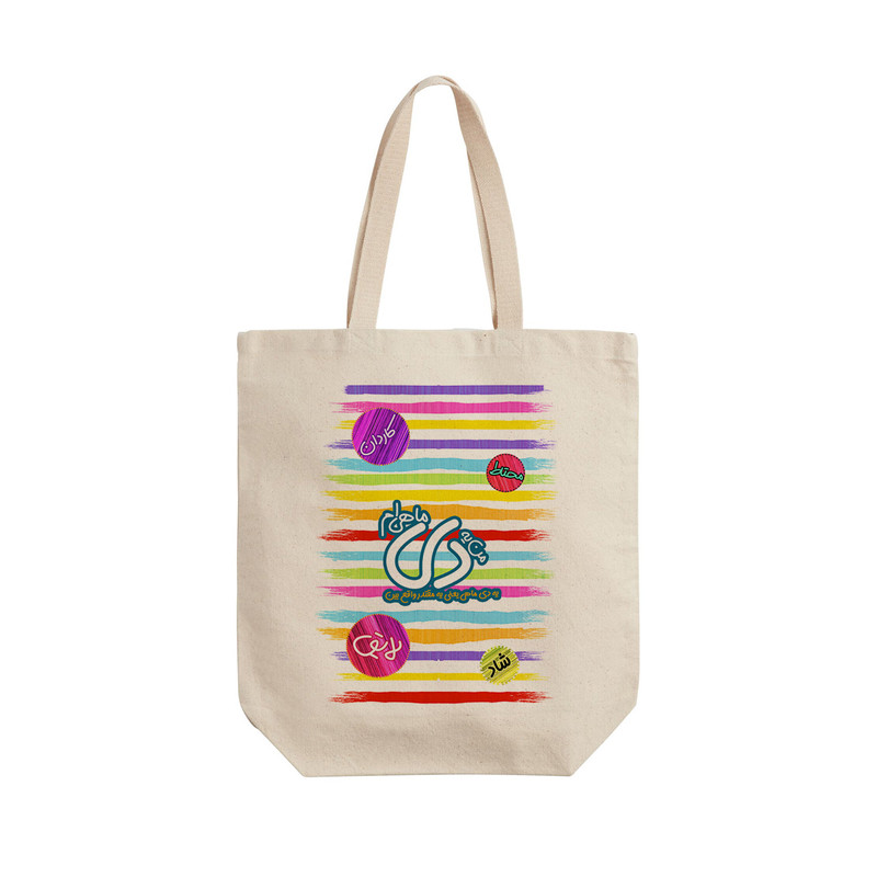 ساک خرید ترمه طراحان ایده مدل ماه تولد دی کد bm10 - L