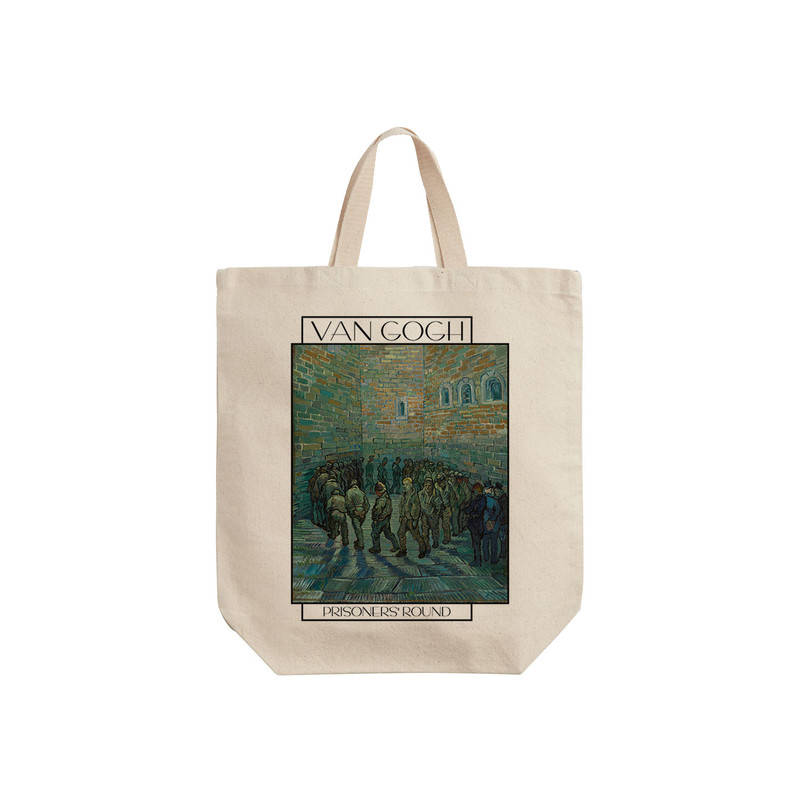 ساک خرید ترمه طراحان ایده مدل چرخش زندانی ها از ونگوگ کد 0068 - S