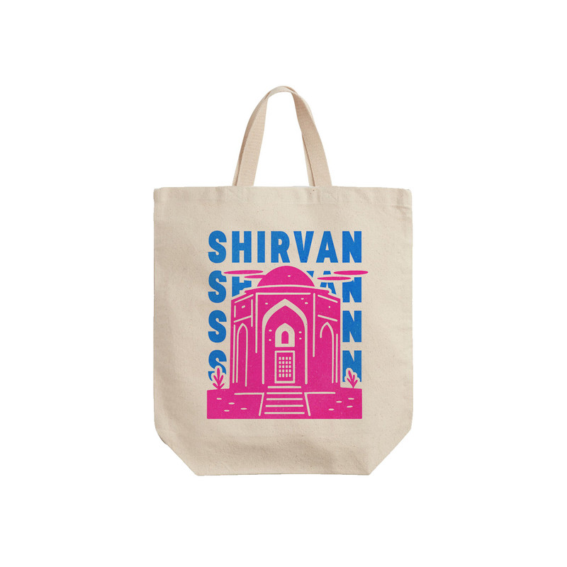 ساک خرید ترمه طراحان ایده مدل نماد چهارطاقی تیموری شیروان کد map0075 - S