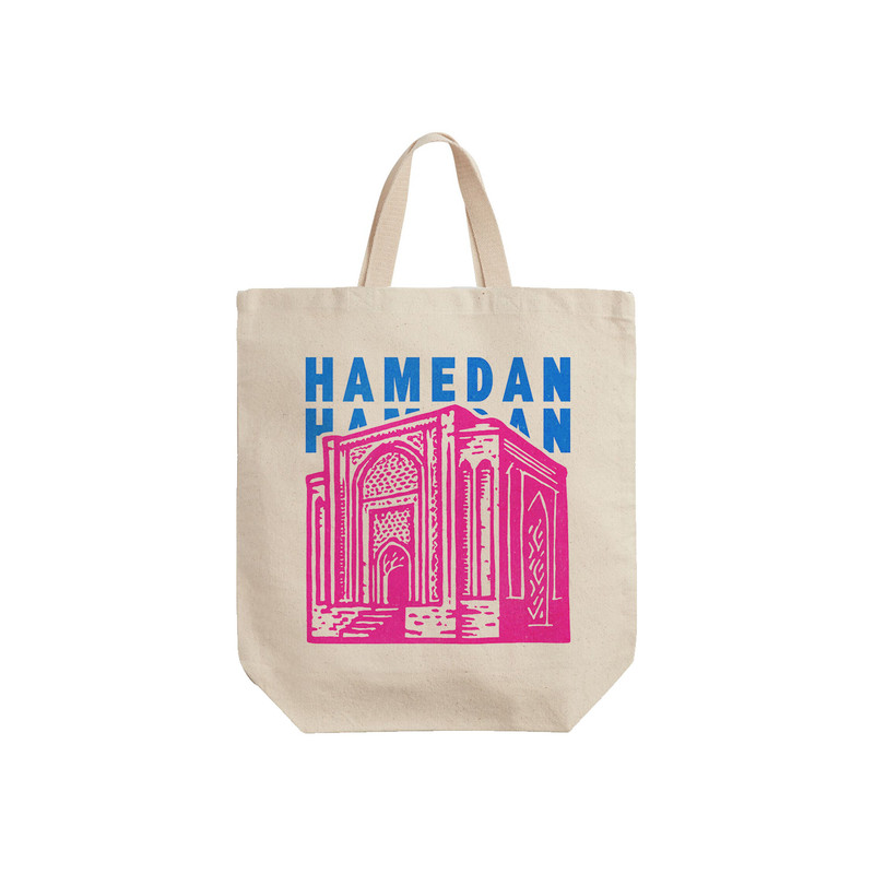 ساک خرید ترمه طراحان ایده مدل نماد گنبد علویان همدان کد map0038 - S