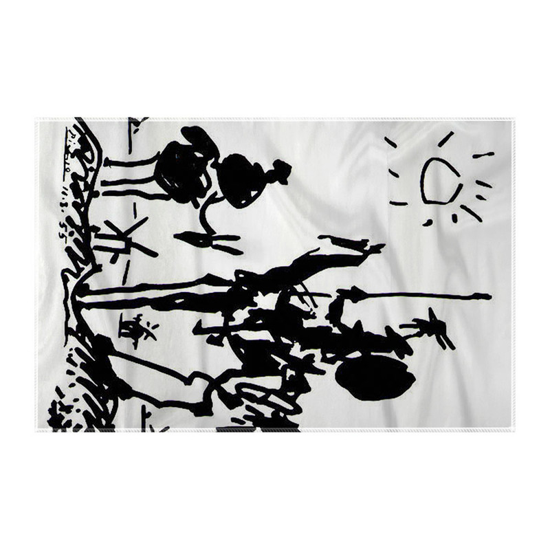 کاغذ کادو ترمه طراحان ایده مدل دن کیشوت از پیکاسو کد art0355