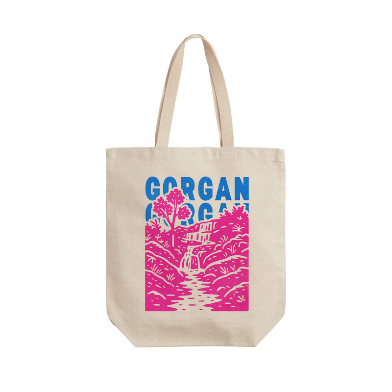 ساک خرید ترمه طراحان ایده مدل نماد آبشار لوه گلستان کد map0032 - L