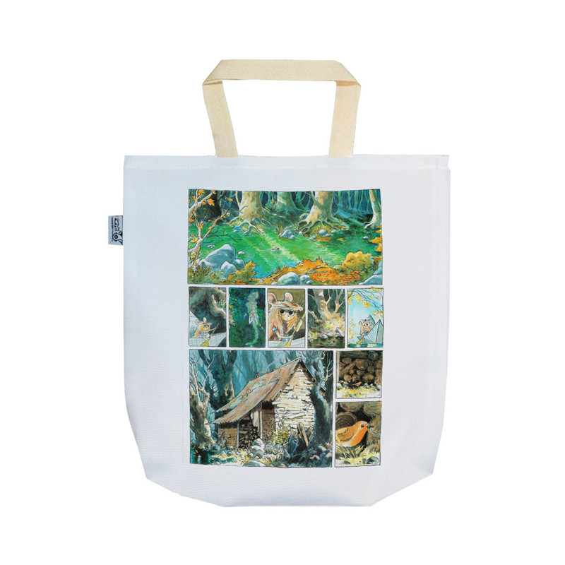 ساک خرید ترمه طراحان ایده مدل پترن جنگل کد strm0643 - SS