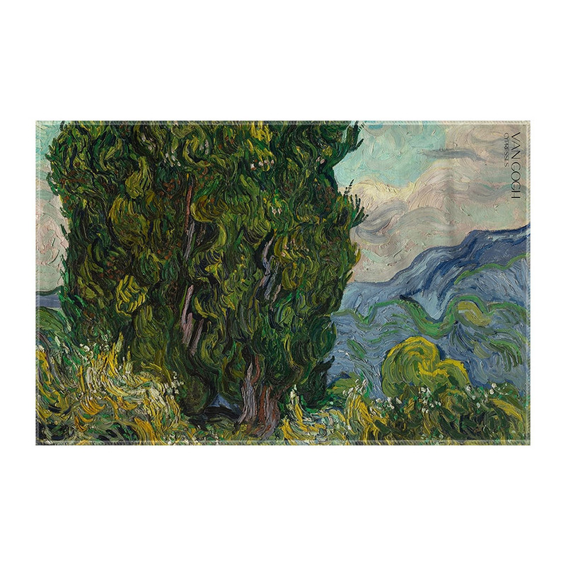 کاغذ کادو ترمه طراحان ایده مدل سرو از ونگوگ کد art0036