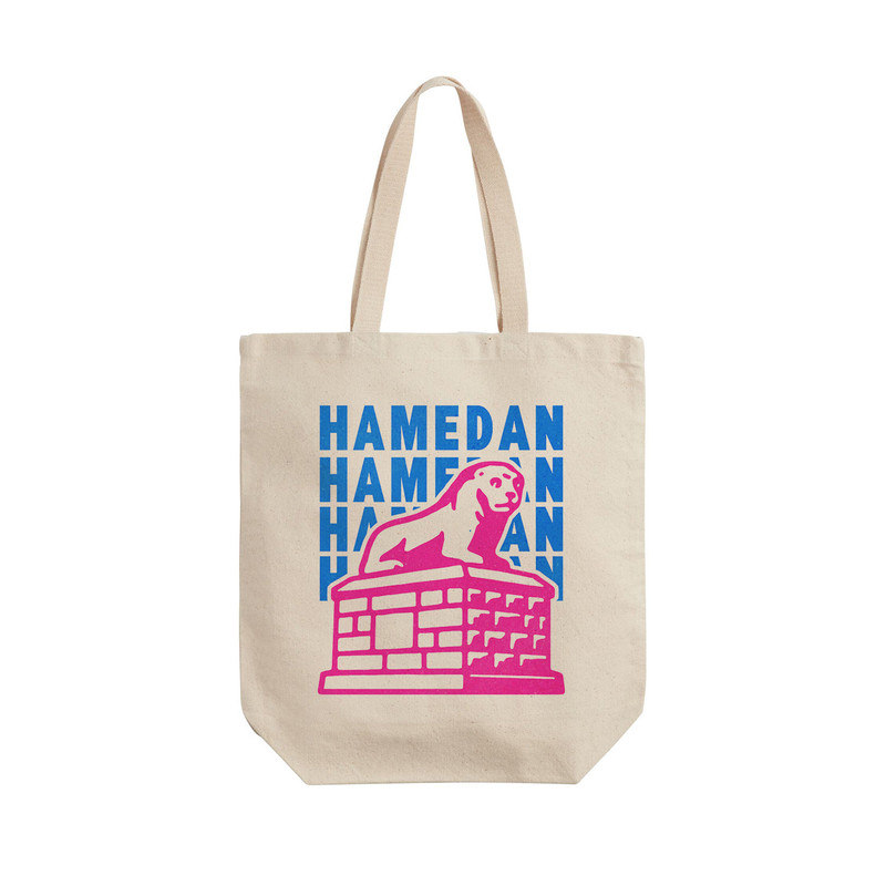 ساک خرید ترمه طراحان ایده مدل نماد شیر سنگی همدان کد map0039 - L